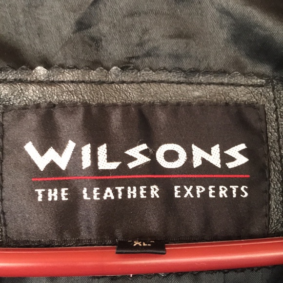 Wilsons genuine leather double breasted jacket - Picture 3 of 4
